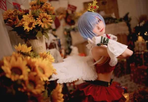 《圣诞蕾姆cos》｜花柒Hana · 22张写真