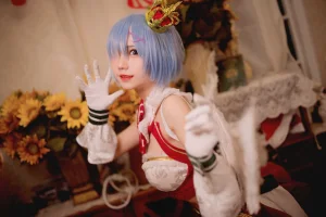 《圣诞蕾姆cos》｜花柒Hana · 22张写真