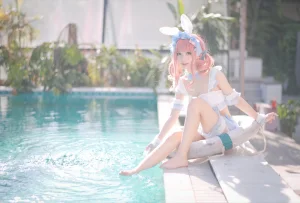 《夏日甜芯泳装写真》｜花柒Hana · 37张写真