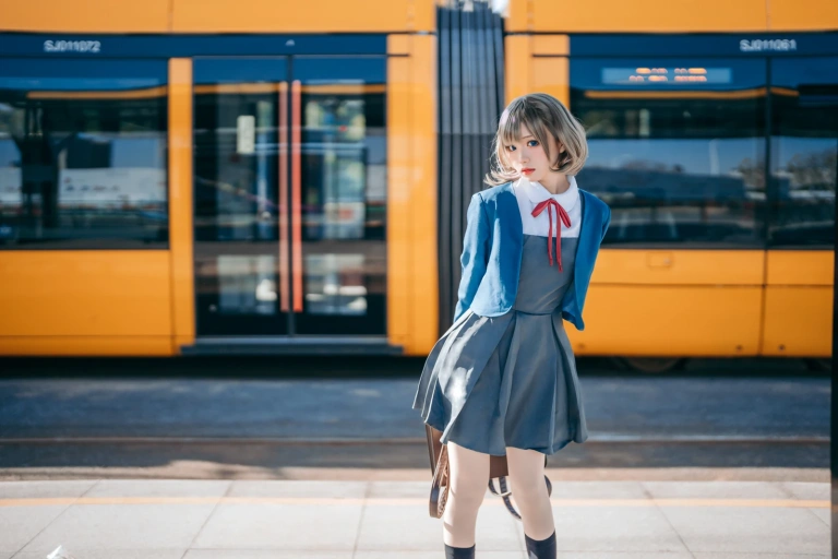 《唐可可校服》｜花柒Hana · 15张写真
