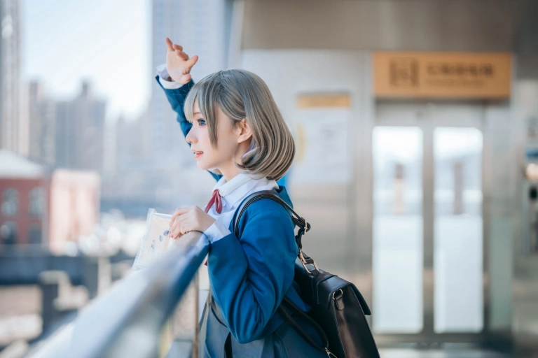 《唐可可校服》｜花柒Hana · 15张写真