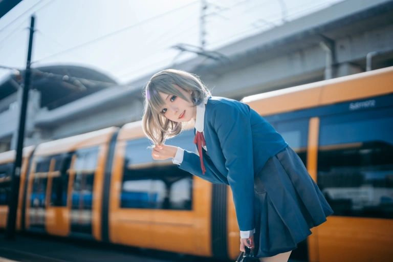 《唐可可校服》｜花柒Hana · 15张写真