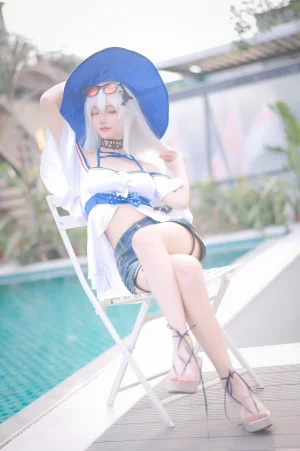 《斯卡蒂泳装》｜花柒Hana · 17张写真
