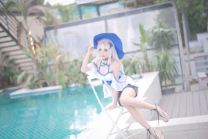 《斯卡蒂泳装》｜花柒Hana · 17张写真