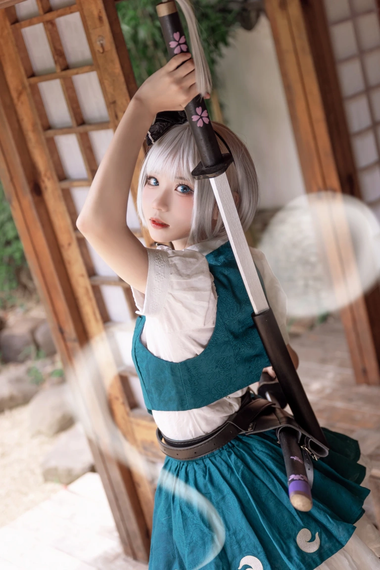 《魂魄妖梦cos夏版》｜花柒Hana · 15张写真