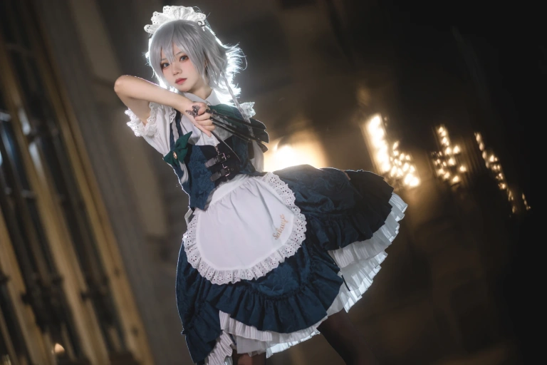 《星雨咲夜女仆》｜花柒Hana · 9张写真