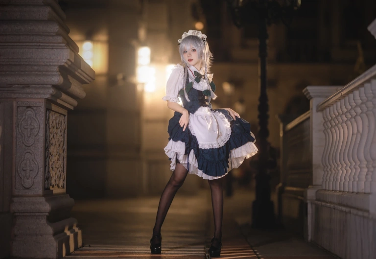 《星雨咲夜女仆》｜花柒Hana · 9张写真