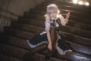 《星雨咲夜女仆》｜花柒Hana · 9张写真