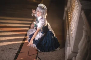 《星雨咲夜女仆》｜花柒Hana · 9张写真