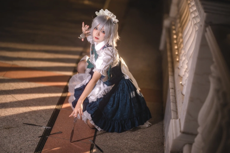 《星雨咲夜女仆》｜花柒Hana · 9张写真