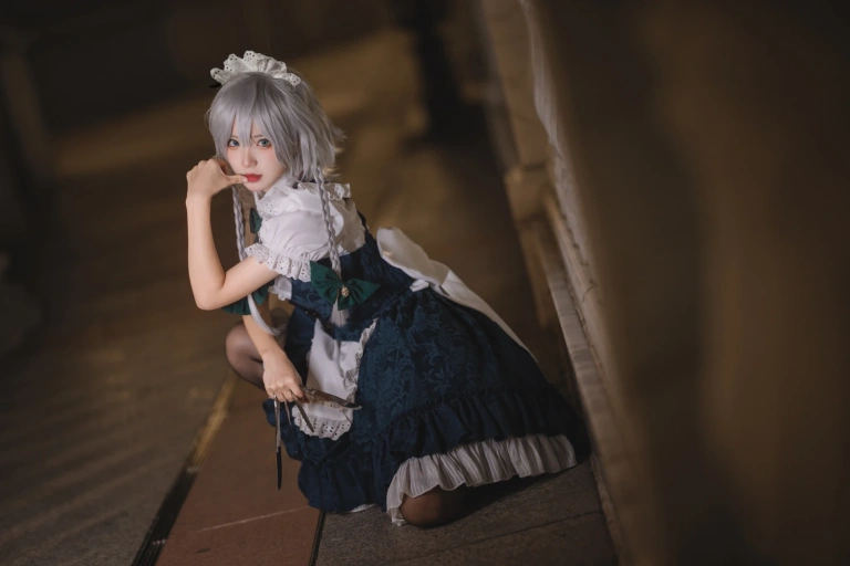 《星雨咲夜女仆》｜花柒Hana · 9张写真