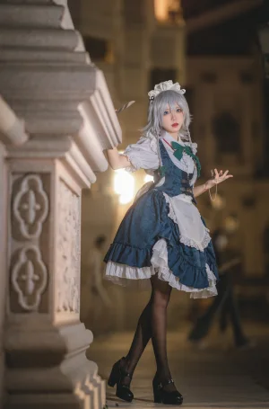 《星雨咲夜女仆》｜花柒Hana · 9张写真