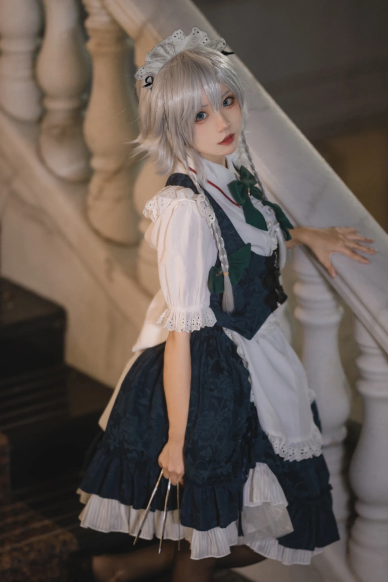 《星雨咲夜女仆》｜花柒Hana · 9张写真