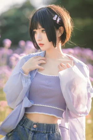 《马鞭草》｜花柒Hana · 15张写真
