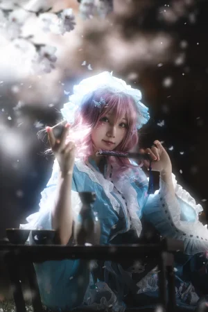 《星雨幽幽子》｜花柒Hana · 9张写真