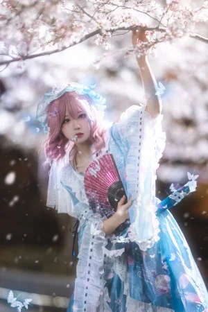 《星雨幽幽子》｜花柒Hana · 9张写真