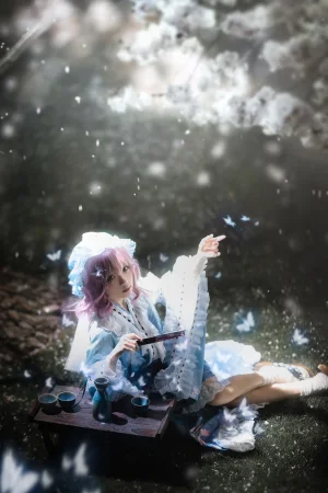 《星雨幽幽子》｜花柒Hana · 9张写真