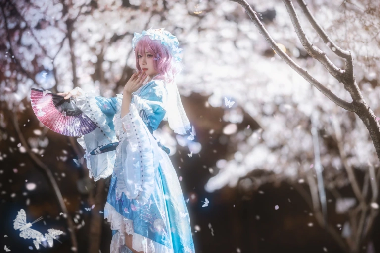 《星雨幽幽子》｜花柒Hana · 9张写真