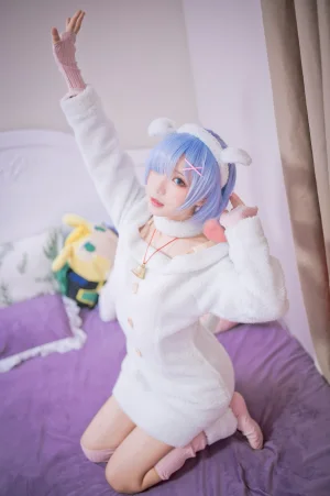 《蕾姆绵羊》｜花柒Hana · 9张写真
