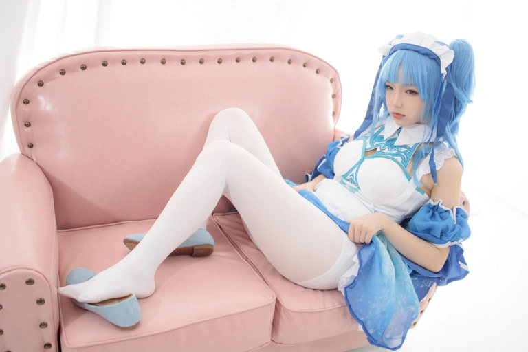 《JKFUN-023 300D白丝 雪晴》｜森萝财团 · 100张写真、1 个视频
