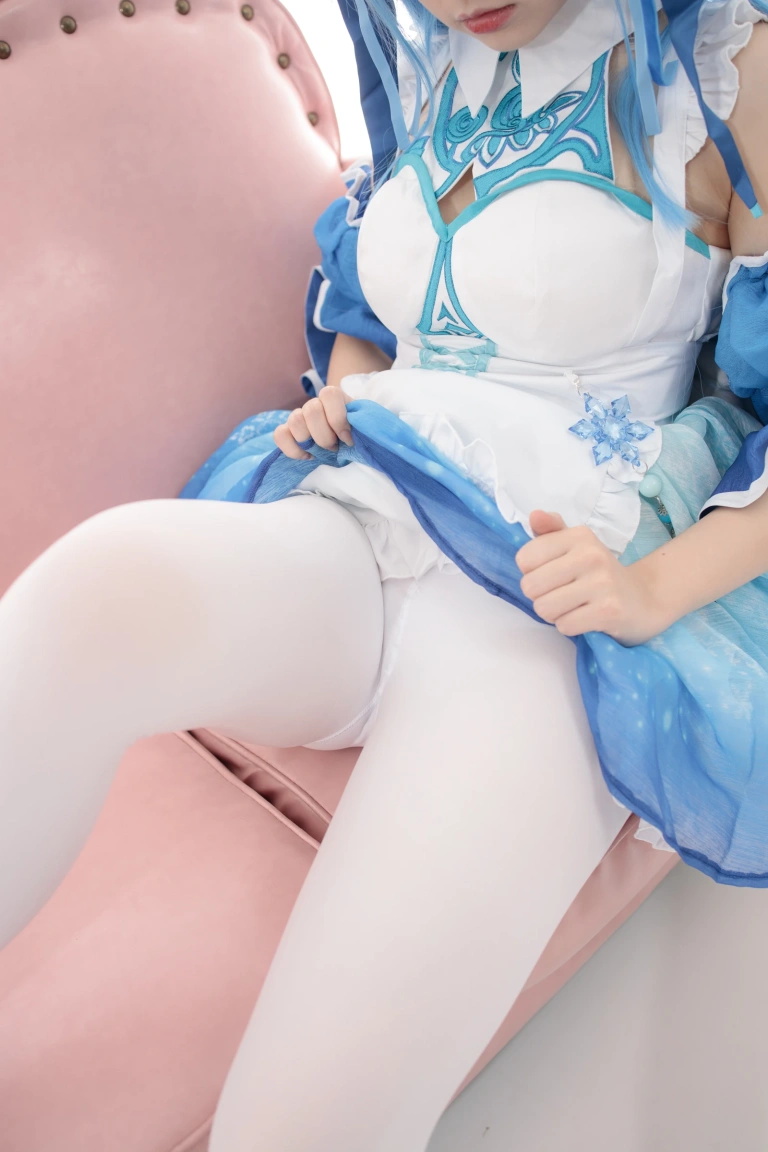 《JKFUN-023 300D白丝 雪晴》｜森萝财团 · 100张写真、1 个视频