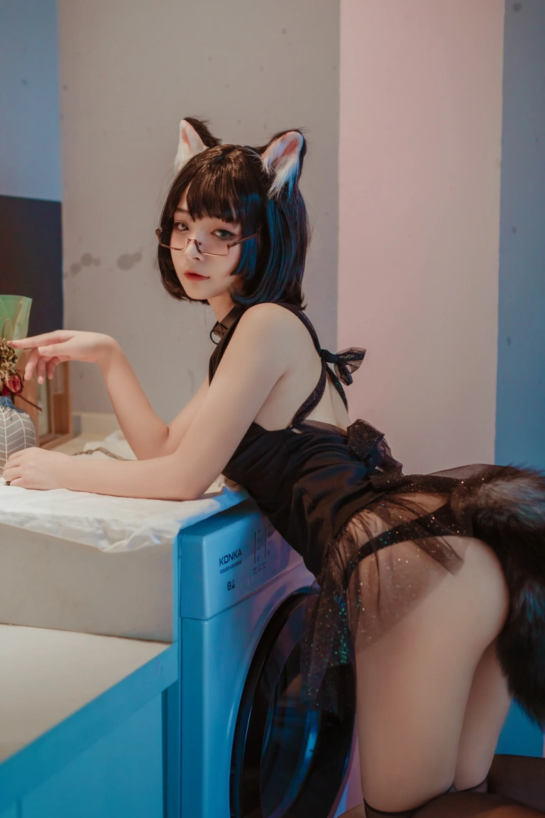 《猫猫头黑裙子》｜Kokuhui(yuuhui玉汇) · 10张写真