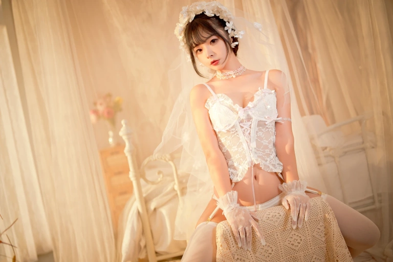 《纯白花嫁》｜Kokuhui(yuuhui玉汇) · 60张写真
