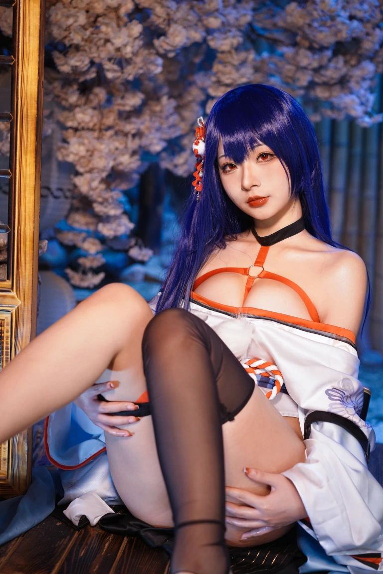 《真子 和服抹油》｜Kokuhui(yuuhui玉汇) · 82张写真