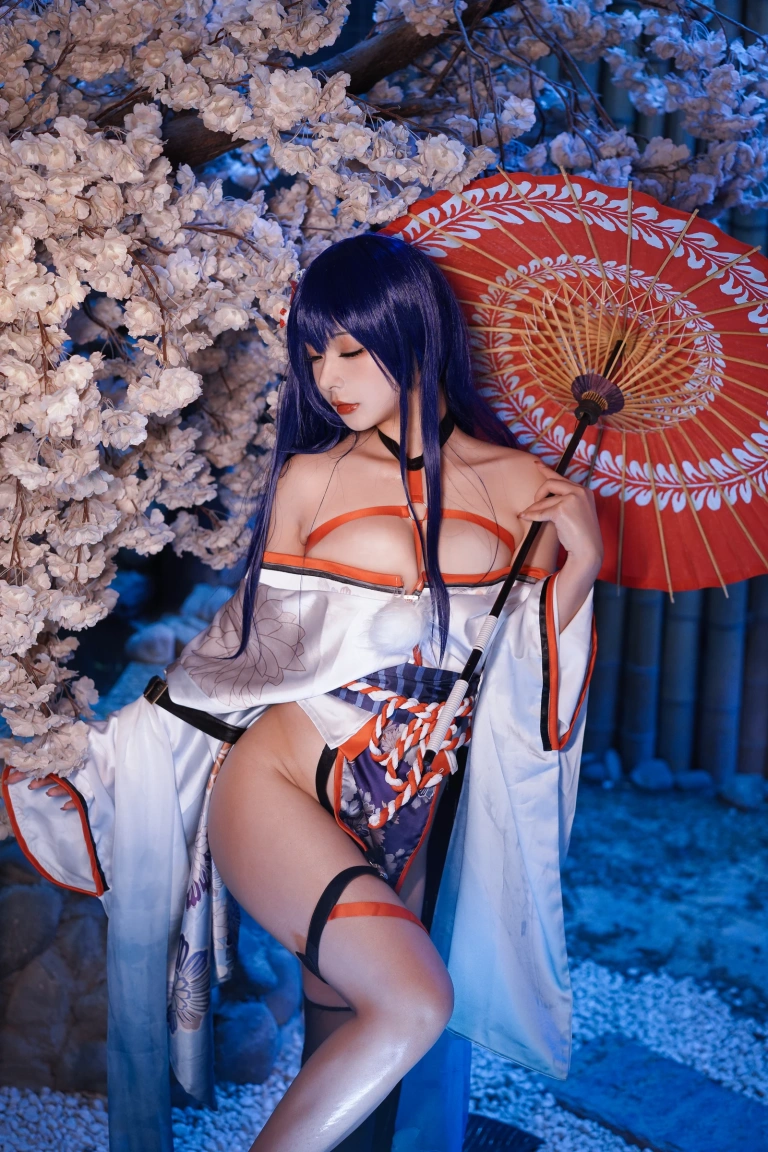 《真子 和服抹油》｜Kokuhui(yuuhui玉汇) · 82张写真