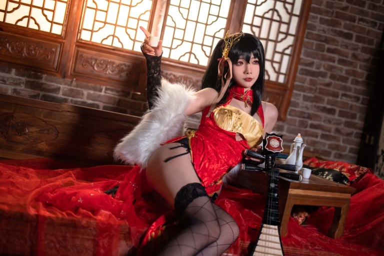 《碧蓝航线 大凤旗袍》｜Kokuhui(yuuhui玉汇) · 23张写真