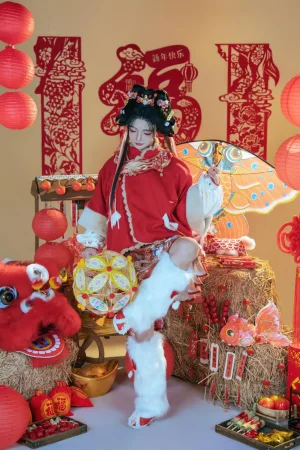 《2026新春特辑 醒狮少女》｜Kokuhui(yuuhui玉汇) · 131张写真、2 个视频