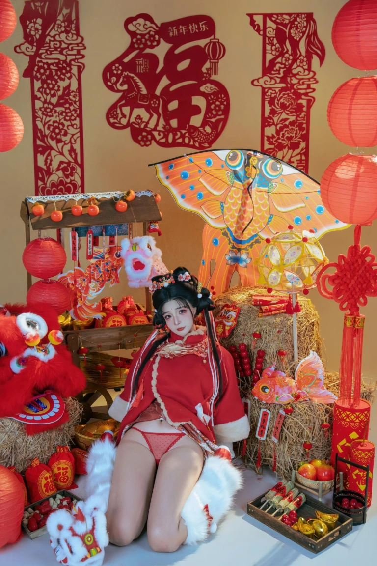 《2026新春特辑 醒狮少女》｜Kokuhui(yuuhui玉汇) · 131张写真、2 个视频