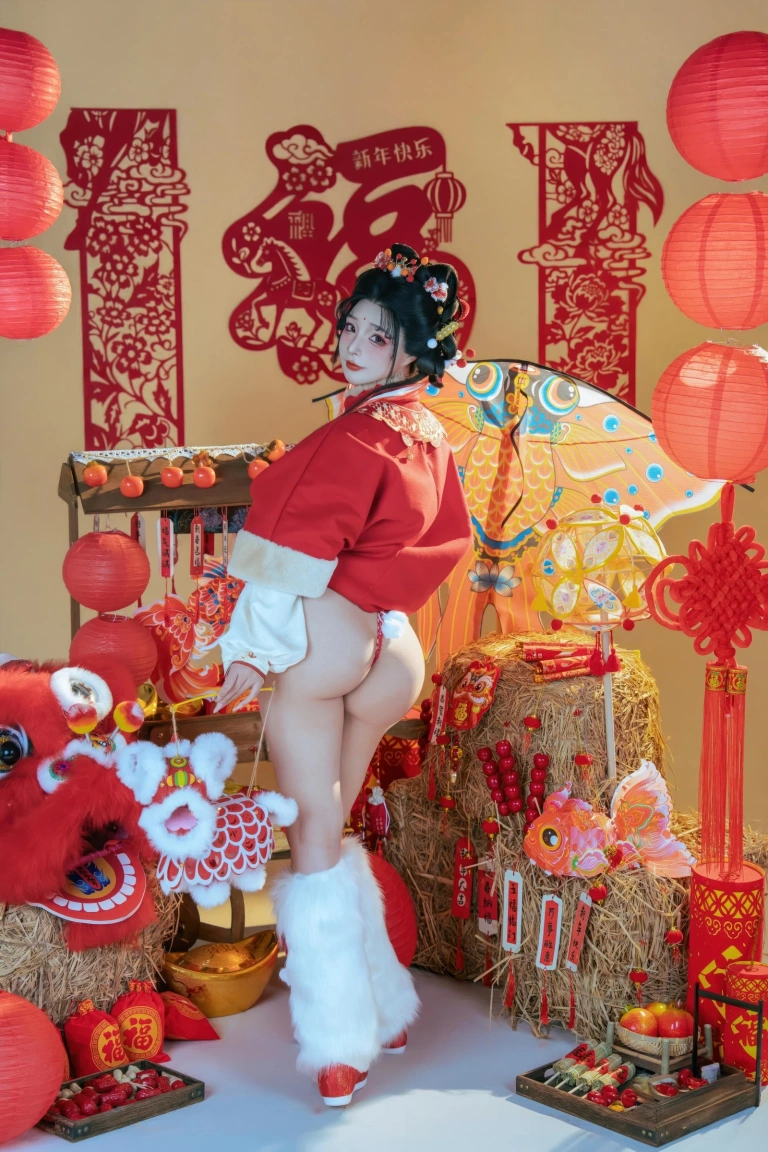 《2026新春特辑 醒狮少女》｜Kokuhui(yuuhui玉汇) · 131张写真、2 个视频