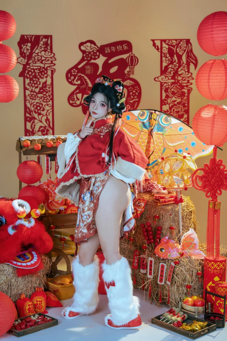 《2026新春特辑 醒狮少女》｜Kokuhui(yuuhui玉汇) · 131张写真、2 个视频