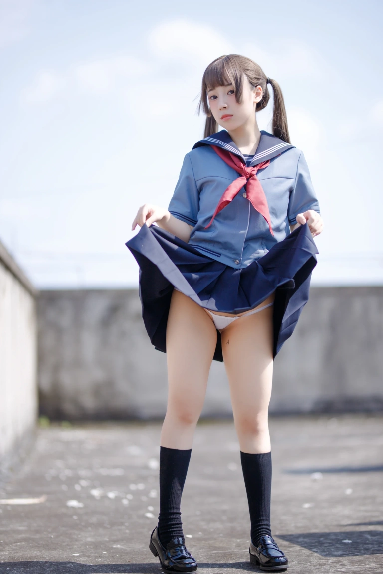 《胡桃 NO.004 – 天台的爱之告白》｜胡桃Kurumi · 143张写真、4 个视频