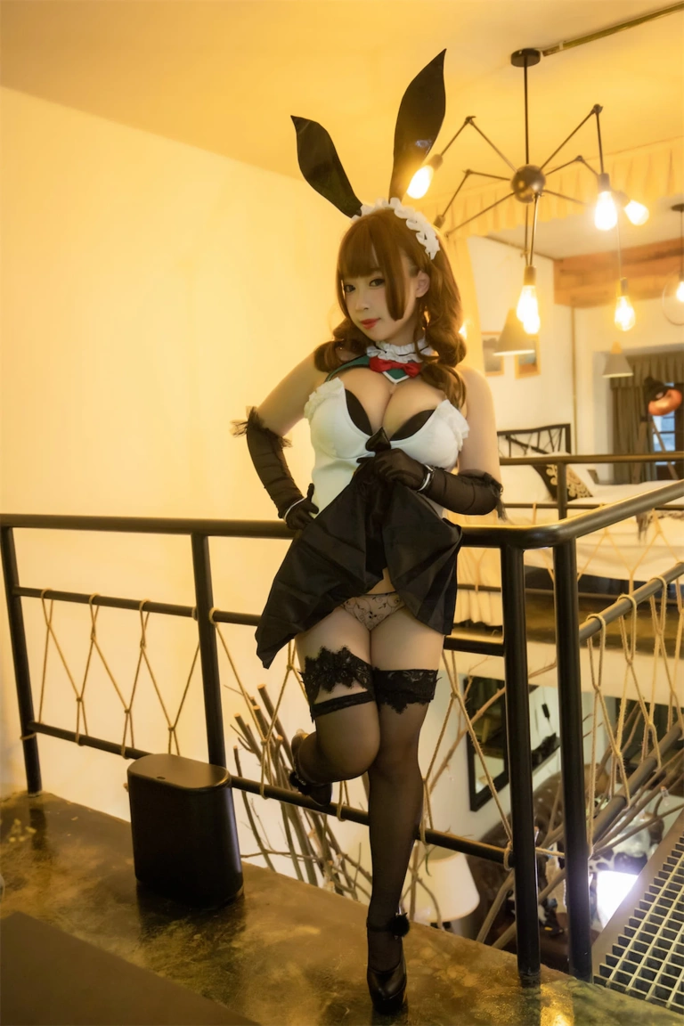 《胡桃 NO.027 – 莫莉卡荷官兔女郎》｜胡桃Kurumi · 63张写真、3 个视频