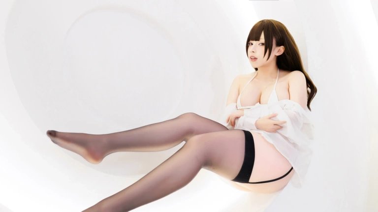《胡桃 NO.030 – 男友衬衫》｜胡桃Kurumi · 83张写真