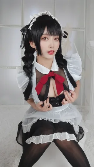 《黑丝女仆》｜洛璃LoLiSAMA · 93张写真、2 个视频