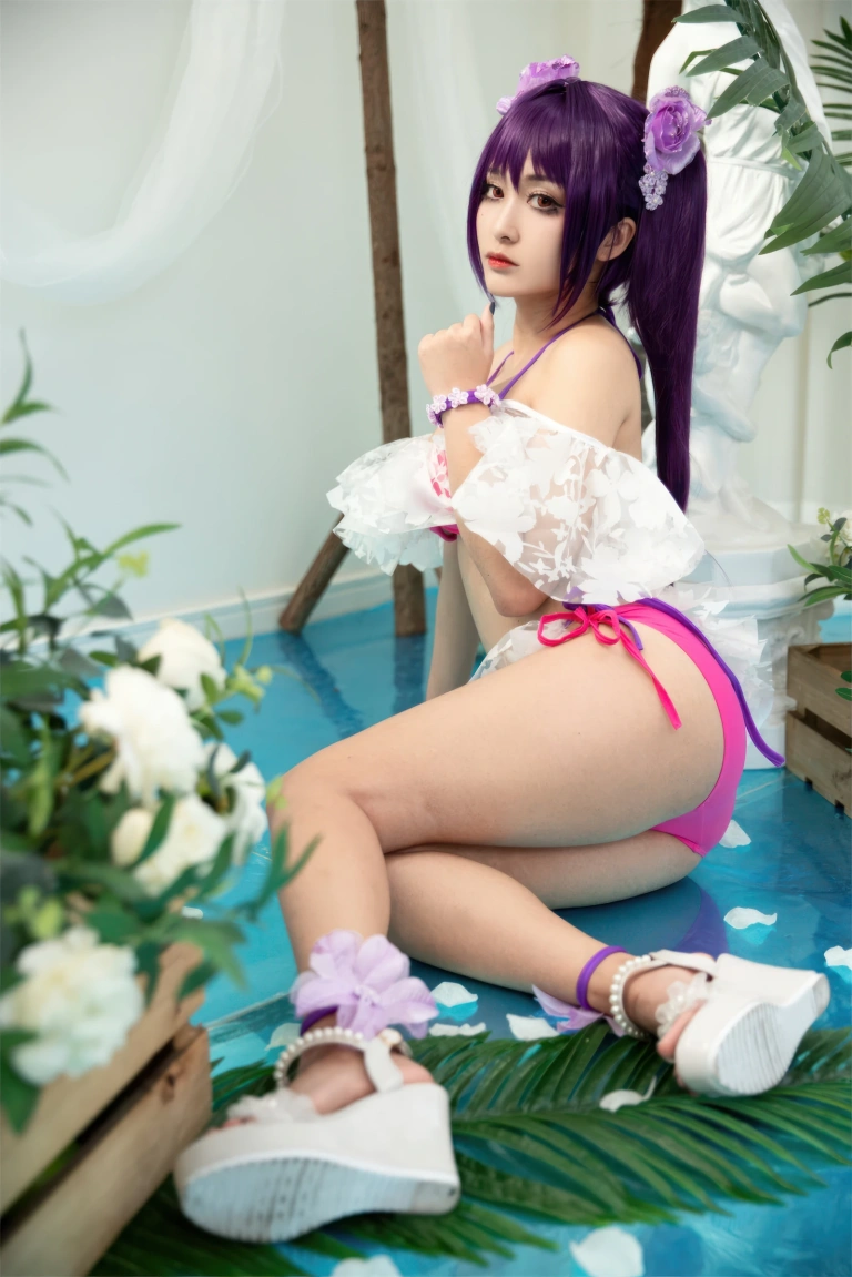 《斯卡蒂泳装》｜洛璃LoLiSAMA · 40张写真