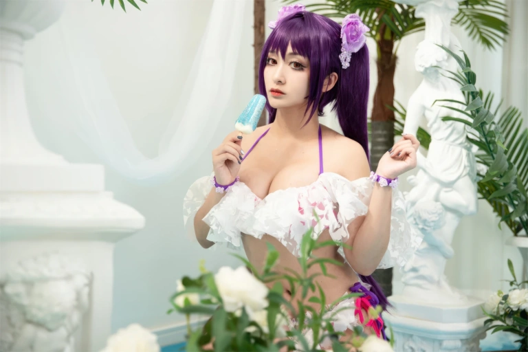《斯卡蒂泳装》｜洛璃LoLiSAMA · 40张写真