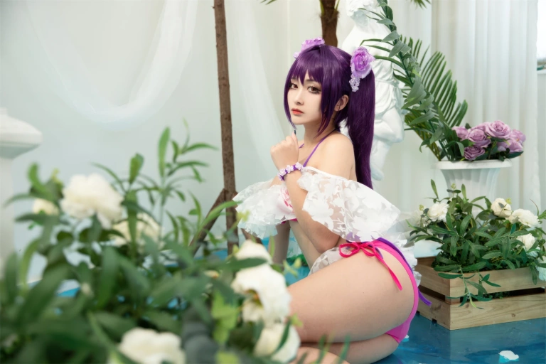 《斯卡蒂泳装》｜洛璃LoLiSAMA · 40张写真