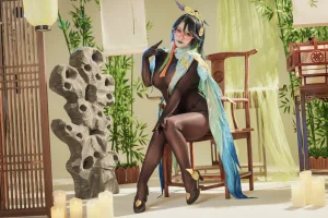 《原神 闲云》｜洛璃LoLiSAMA · 69张写真