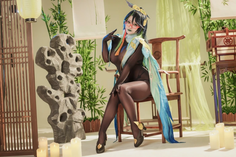 《原神 闲云》｜洛璃LoLiSAMA · 69张写真