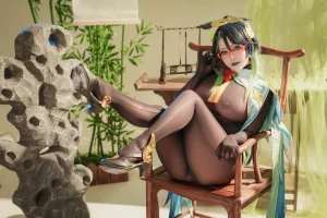 《原神 闲云》｜洛璃LoLiSAMA · 69张写真