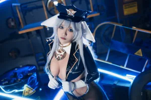 《碧蓝航线 信浓同人女警》｜洛璃LoLiSAMA · 80张写真