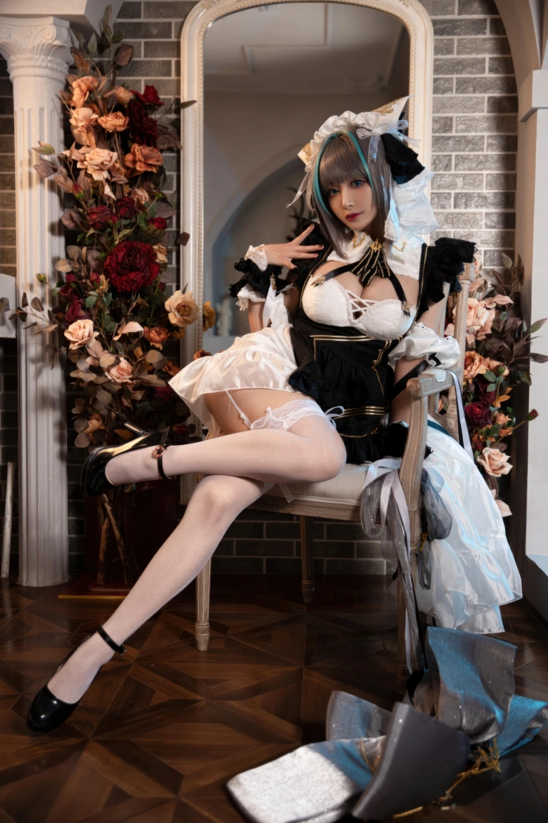 《碧蓝航线 柴郡》｜洛璃LoLiSAMA · 67张写真
