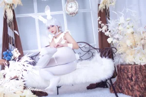 《碧蓝航线 恶毒白兔》｜洛璃LoLiSAMA · 51张写真