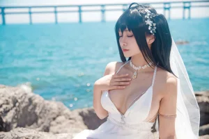 《碧蓝航线 大凤誓约花嫁》｜洛璃LoLiSAMA · 44张写真