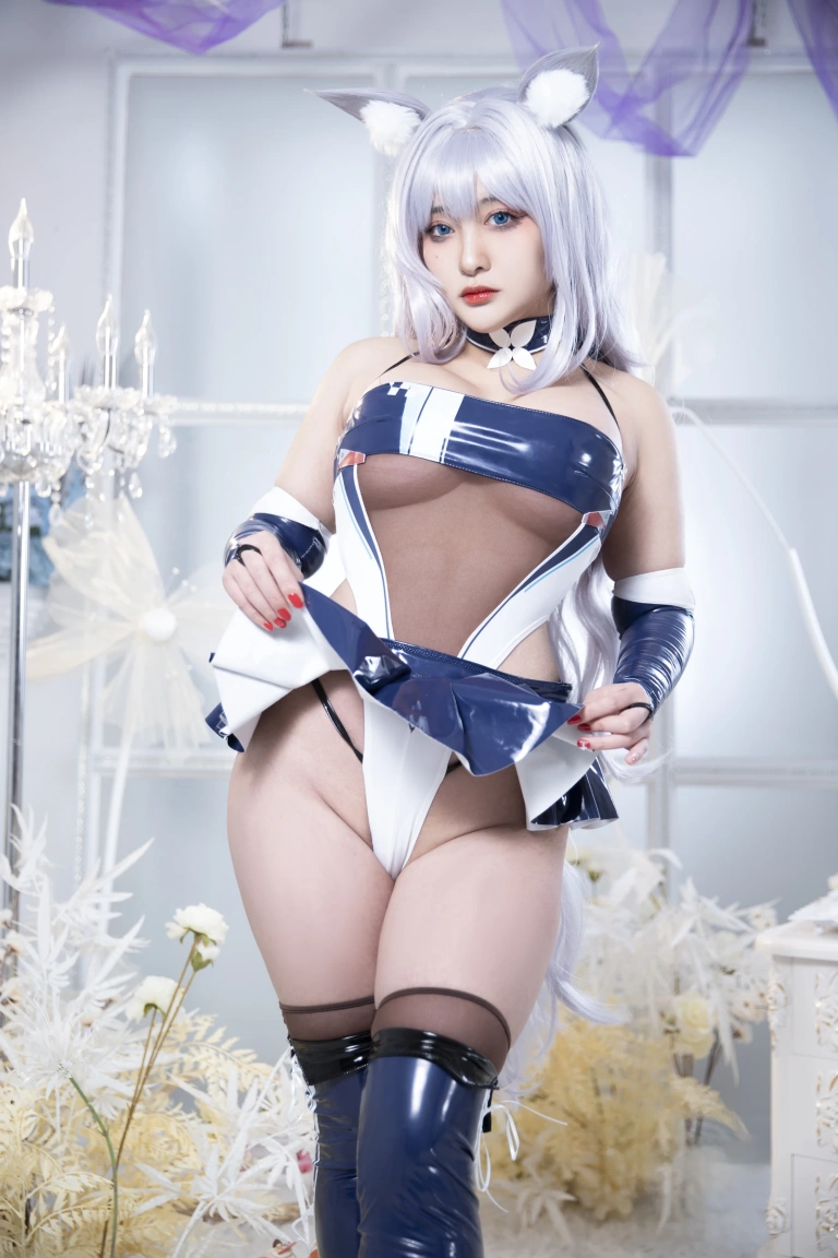 《碧蓝航线 信浓赛车》｜洛璃LoLiSAMA · 61张写真