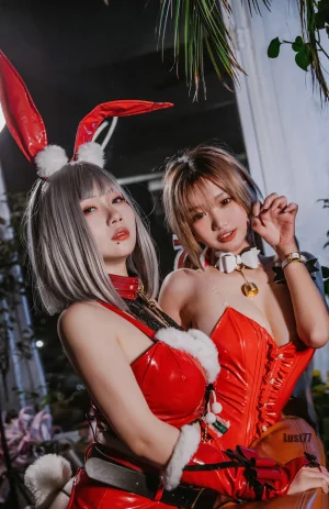 《2021圣诞双兔》｜柒柒_Lust77 · 23张写真